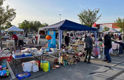Le stand du Rotary club Vesoul Val de Saône